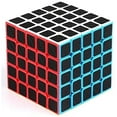 thumbnail image 5 of TiokMc Speed Cube Set, Carbon Fiber 2x2 3x3 4x4 5x5 Magic Cube Bundle Pack, Smooth Stickered Puzzle Toys for Kids and Adults, Brain Teaser Gift, 5 of 7