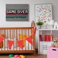 thumbnail image 2 of Stupell Industries Retro Game Over Phrase Rustic Video Game Text Canvas Wall Art Design by Daphne Polselli, 2 of 4