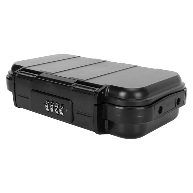 Caja Fuerte Portátil, Mini Caja Fuerte Para Viajes En La Playa, A Prueba De Golpes, Negra, Con Cuerda De Alambre De Acero Para Habitaciones De Hotel Para Fines Comerciales