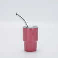 thumbnail image 2 of Paokuoon Verre à Vin Coloré Gobelet avec Couvercle 3 Oz Tasse Isolée Cocktails Jus Café Design Multi-Usage Acier Inoxydable, 2 of 7