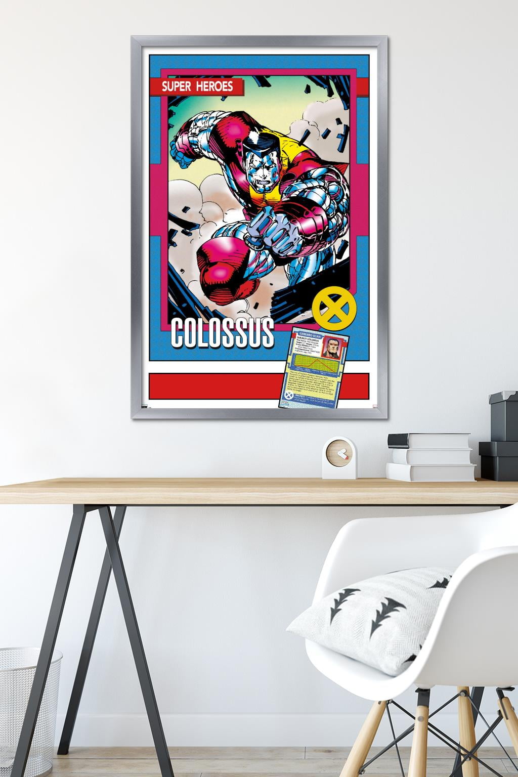 Marvel Trading Cards - Colossus Wall Poster, 22.375" x 34" Framed
