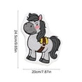 thumbnail image 3 of Uuiauoio Cartoon Cute Pony Hand Towel Fleece Home Kitchen Wipes Thickened Hanging Absorbent Towels for Bathroom Cartoon Home Decor, 3 of 6