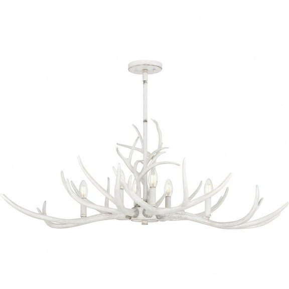 Quoizel Lighting - Brosh - 6 Light Linear Chandelier In Traditional Style-16