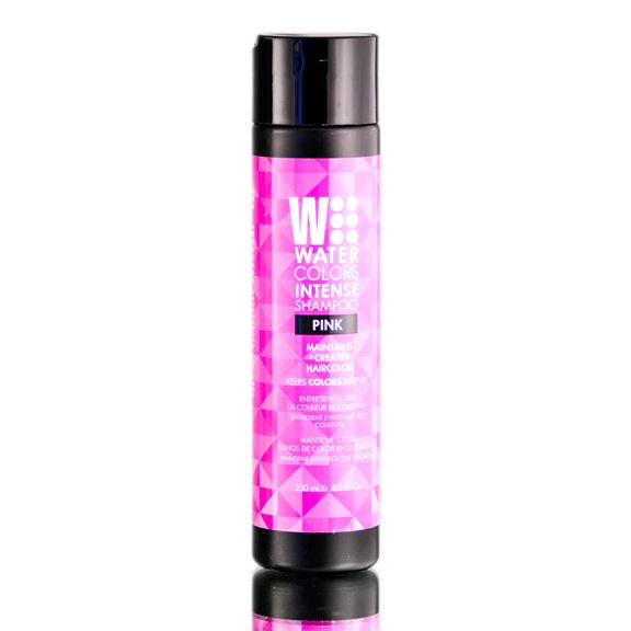 8.5 oz , Tressa Watercolors Intense Pink Shampoo , Hair Scalp - Pack of 1 w/ SLEEK Teasing Comb