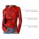 thumbnail image 4 of Camisa PRETTYGARDEN de Malla Floral Manga Larga Naranja M, 4 of 9