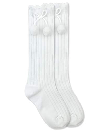 Jefferies Socks Girls Cable Knit Pattern Fashion School Holiday Dress Knee High Socks 2 Pack 