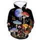 thumbnail image 3 of Nueva sudadera con capucha con estampado 3D de patrón de hongos para hombre, moda urbana de otoño e invierno, sudadera informal de gran tamaño para hombre, 6XL, 3 of 5