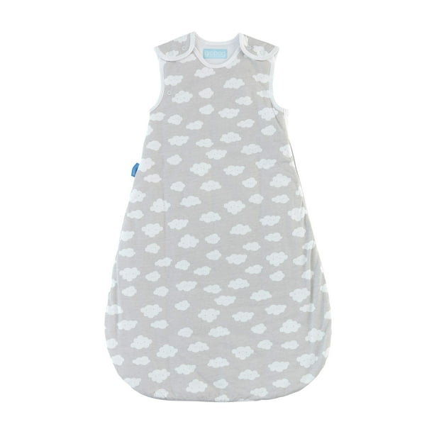 Tommee Tippee grobag Baby cotton Sleeping Bag Sleeping Sack 10 Tog for 69 74 Degree F Fluffy clouds Medium Size 6 18 months grey 6 18 Months Walmart