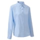 thumbnail image 1 of Camisas con botones para mujer, blusas clásicas de manga larga, blusas cómodas para el trabajo, negocios, informales y elegantes, azules, 1 of 8