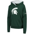 thumbnail image 2 of Women's Stadium Athletic Green Michigan State Spartans Big Logo Pullover Hoodie, 2 of 3