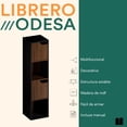 thumbnail image 4 of Librero organizador con 4 repisas para sala recamara o estudio minimalista altura 120 cm estanteria bookshelf decor shelf organizer, 4 of 7