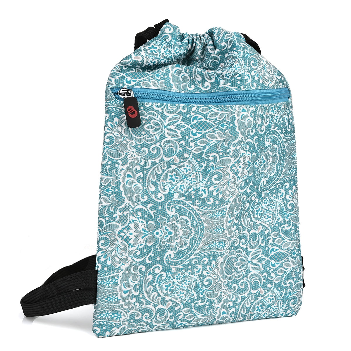 Sunflower Print Drawstring Bag Waterproof Dance Cinch Bag Adjustable Gym Sackpack Printed Sport Backpack For Hiking Swimming Beach Outdoor