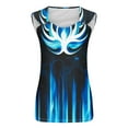thumbnail image 4 of Hoshose Summer Loose Tank Tops for Women V-neck Casual Sleeveless Womens Tops, 4 of 4