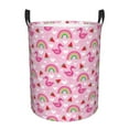 thumbnail image 6 of Lsque Cute Flamingo pattern Laundry Hamper Basket, Tall Woven Rope Hamper Basket for Clothes, Lightweight Storage Basket, Collapsible Waterproof-Medium, 6 of 8