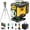 Yellow, variant on 16 Lines Laser Level 4x360 Self Leveling Green Beam Laser Level with 59in Tripod 2 Batteries Orange