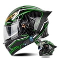 thumbnail image 1 of Bluetooth Modular Motorcycle Helmet with Tail DOT/ECE Approved Flip Up Front Helmets Dual Anti-Fog Visors Full Face Helmet Built-in Mp3 Integrated for Adults Men Women 55-64CM (Small, A), 1 of 7