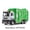 Garbage Truck Green, variant on 1:32 Scale Dual Hook Wrecker & Sanitation Garbage Truck Diecast Model, Alloy Metal Pull Back City Engineering Vehicle with Movable Tow Hooks & Functional Garbage Bin, Realistic Collectible Urban Work