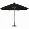 thumbnail image 7 of California Umbrella 11' Allure Series Patio Umbrella With Stainless Steel Pole Fiberglass Ribs  Pulley Lift With Sunbrella 2A Wheat Fabric, 7 of 7