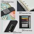 thumbnail image 4 of Premium Faux Leather Notebook - Refillable, Multi-Functional Organizer, 23.3x17cm, All-Season Use，Happy Mothers Day, 4 of 6
