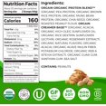 Orgain Organic Vegan Protein Powder, Peanut Butter 21g Plant Based