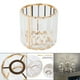thumbnail image 4 of Pantalla de cristal cilíndrica de repuesto para lámpara de mesa y pared. Oro, 4 of 9