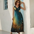 thumbnail image 2 of Galaxy Star Outer Space Art Sleeveless Dress Women's Summer Suit Dresses for Women 2025 Luxury Party Dress, 2 of 7