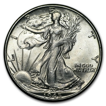 1942-S Walking Liberty Half Dollar BU - Walmart.com