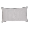 thumbnail image 4 of VHC Brands Ashmont Quilted King Sham Cozy Soft Cotton Pillow Cover Farmhouse Country Rustic Gray White Tan 21x37, 4 of 4