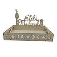 thumbnail image 3 of Bandeja de vajilla Eid Mubarak Bandeja islámica para Ramadán Plato de postre Decoración de mesa Bandeja para servir Bandeja para refrigerios de Ramadán Decoración Eid B, 3 of 9