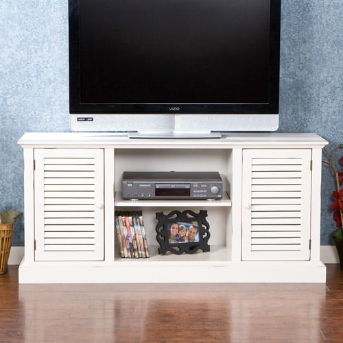 Bartlesville White Media Stand, for TVs up to 50"