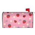 thumbnail image 2 of Haiem Strawberry and Ladybugs Mailbox Covers Magnetic ,Mailbox Wraps Post Letter Box Cover for Holiday Garden Yard Decor-21x18 in, 2 of 9