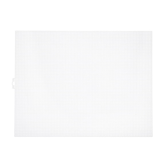 Uxcell 7Pcs 10"x13" Plastic Mesh Canvas Sheet 6 Count Needlepoint Blank Canvas for Embroidery, White