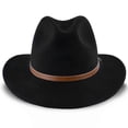 thumbnail image 2 of Jurassic - Walrus Hats Dark Brown Wool Felt Safari Hat - H7014, 2 of 5