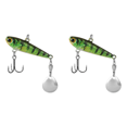 thumbnail image 1 of Señuelo de pesca con vibración metálica, cuchara giratoria, wobbler, cebo artificial Crankbait (Verde), 1 of 7