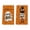C, variant on Sm:)e Bats Jack-O'-Lantern Black Cat Pumpkin Ghost Halloween Kitchen Towels Dish Towels 18x26 Inch Set of 2