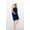 Navy Blue, variant on Massage Spa Bath Waffle Body Wrap - Lightweight Knee Length with Velcro closure, Patch Pocket, Waffle weave