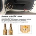 thumbnail image 4 of Reductor de cable de alimentación Acouto, 2 unidades, cobre puro chapado en oro, 4/0 a 4 AWG, 4 of 9