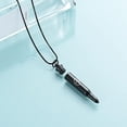 thumbnail image 6 of Bullet Shape Urn Necklaces for Ashes Heart & Paw & Deer Container Pendant Stainless Steel Keepsake Holder Ashes for Pet Human Memorial Cremation Jewelry, 6 of 7