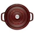 thumbnail image 3 of Staub Cast Iron 2.75-qt Round Cocotte - Grenadine, 3 of 12