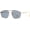 Gray, variant on Retro Irregular Metal Sunglasses Women Clear Ocean Lens Eyewear Men Blue Yellow Sun Glasses Shades UV400