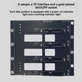 thumbnail image 5 of Adaptador A SSD/HDD de 4 Discos, Tarjeta de Expansión de Servidor de 6 Gbps con Interfaz 7/29P y Fuente de Alimentación 4D para Almacenamiento NAS., 5 of 5