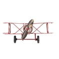 thumbnail image 3 of Retro Airplane Model, Delicate Vintage Metal Biplane Handicraft Handmade Wrought Iron Airplane Model Ornament for Home Decoration Cafe Ornament, 3 of 7