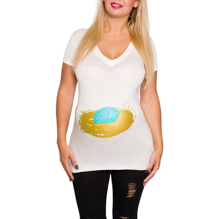 Mommylicious Maternity Egg Nest Slogan Tee