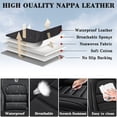 thumbnail image 3 of 2005 for JEEP GRAND CHEROKEE Seat Cover, Premium Leather 5 Seats Full Set With Lumbar Support Suitable for All Seasons, Black Car Seat Covers, Beautify the Interior of Old Cars, 3 of 7