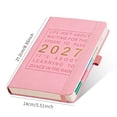 thumbnail image 3 of 2027 Calendar Planner, 5.51"x8.35" Weekly Monthly Schedule Book with Tabs (Pink), 3 of 6
