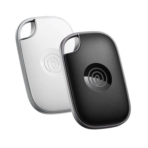 Life360 Tile Pro Powerful Bluetooth Tracker for Keys, Bags, Phones & More, - iOS & Android, 2-Pack Tracking Devices (Black/White)