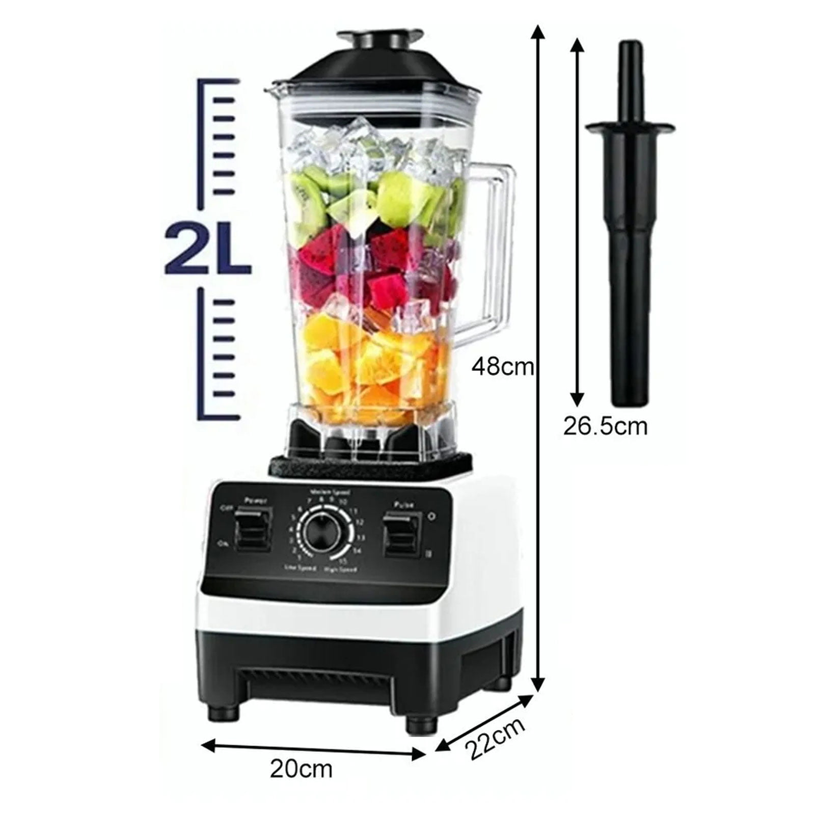 Blender For Kitchen Free Shipping 4500w Portable Blenders Electric Juicer  Food Processors Chopping Mixers Mixer Accessories Home - Blenders -  AliExpress