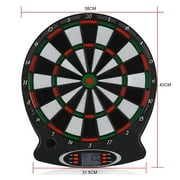 Garosa Dart Target Game,Electronic Soft Tip Dartboard LCD Display 15 Inch Target Face 6 Soft Tip Darts Target Board,Electronic Dartboard