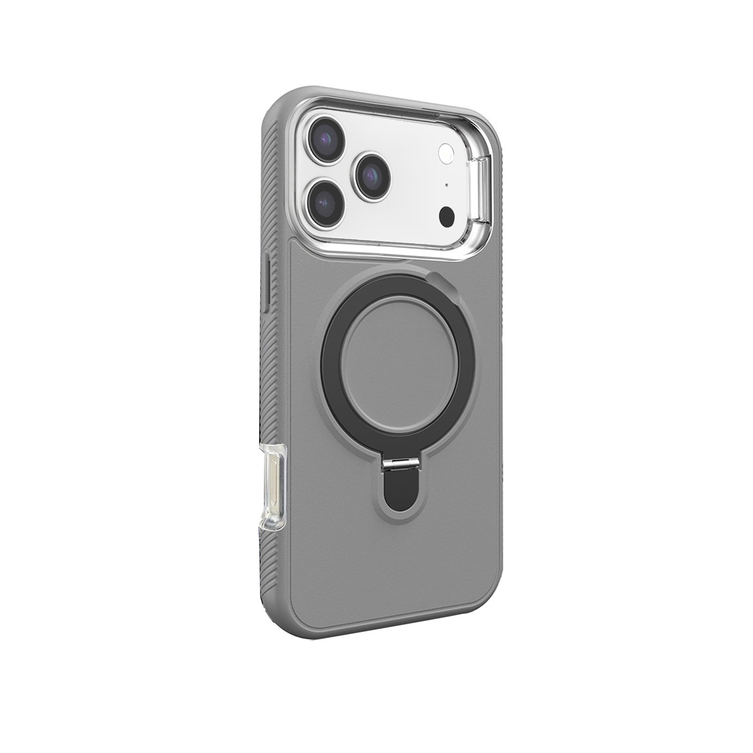 Heavy Duty Case with Wireless Charging Kickstand for iPhone 17 Pro Max - Grey