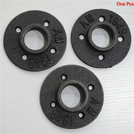 

1/2 3/4 1 Female Thread Wall Mount Malleable Iron Pipe Fittings Floor Antique Flange Piece Iron Casting Flanges Four Holes